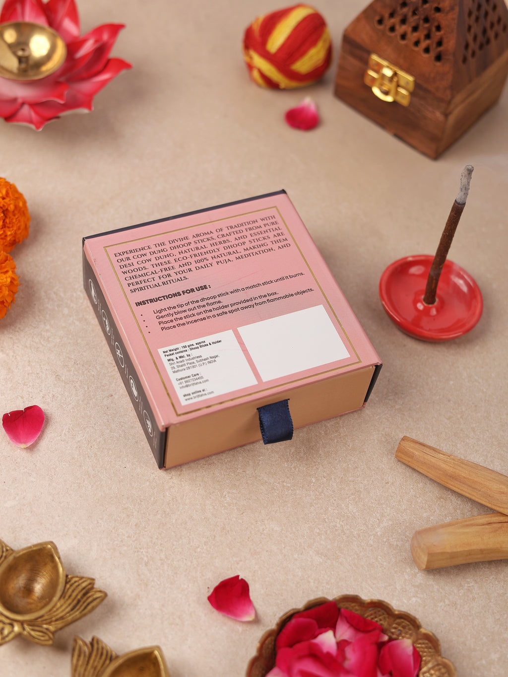 Rose Bambooless Incense Sticks