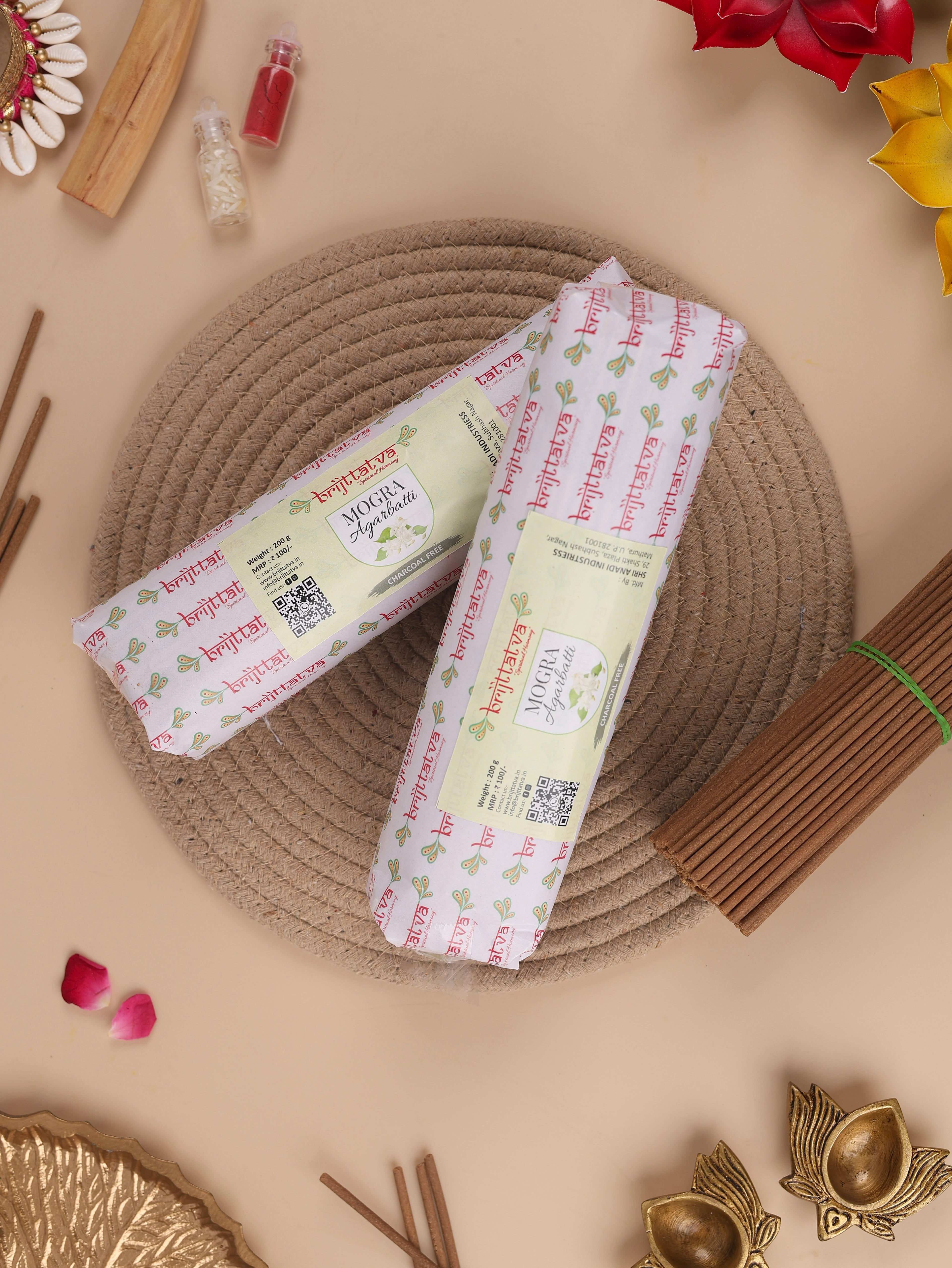 Charcoal Free Mogra Incense Sticks