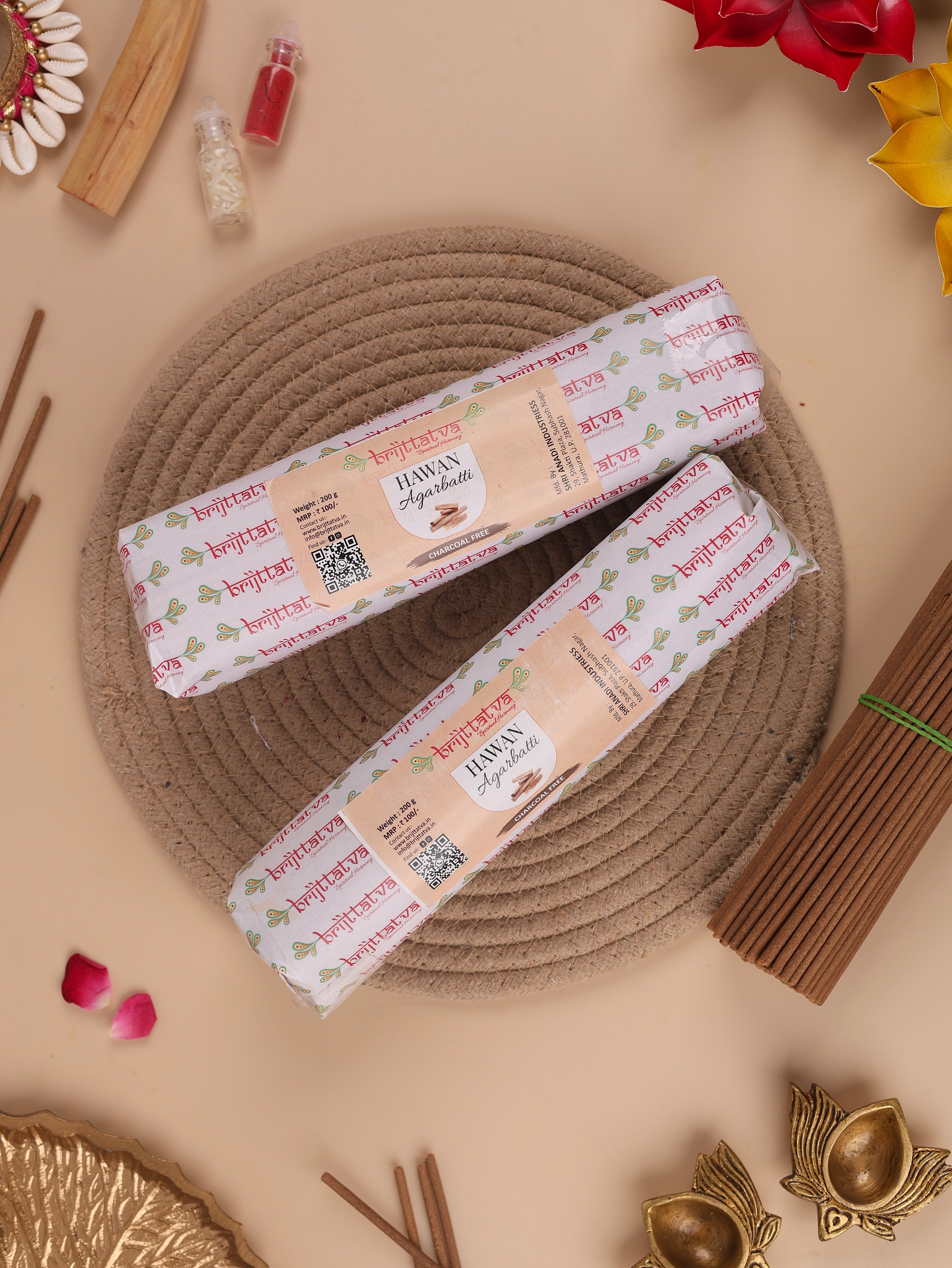 Charcoal Free Chandan Incense Sticks-400g