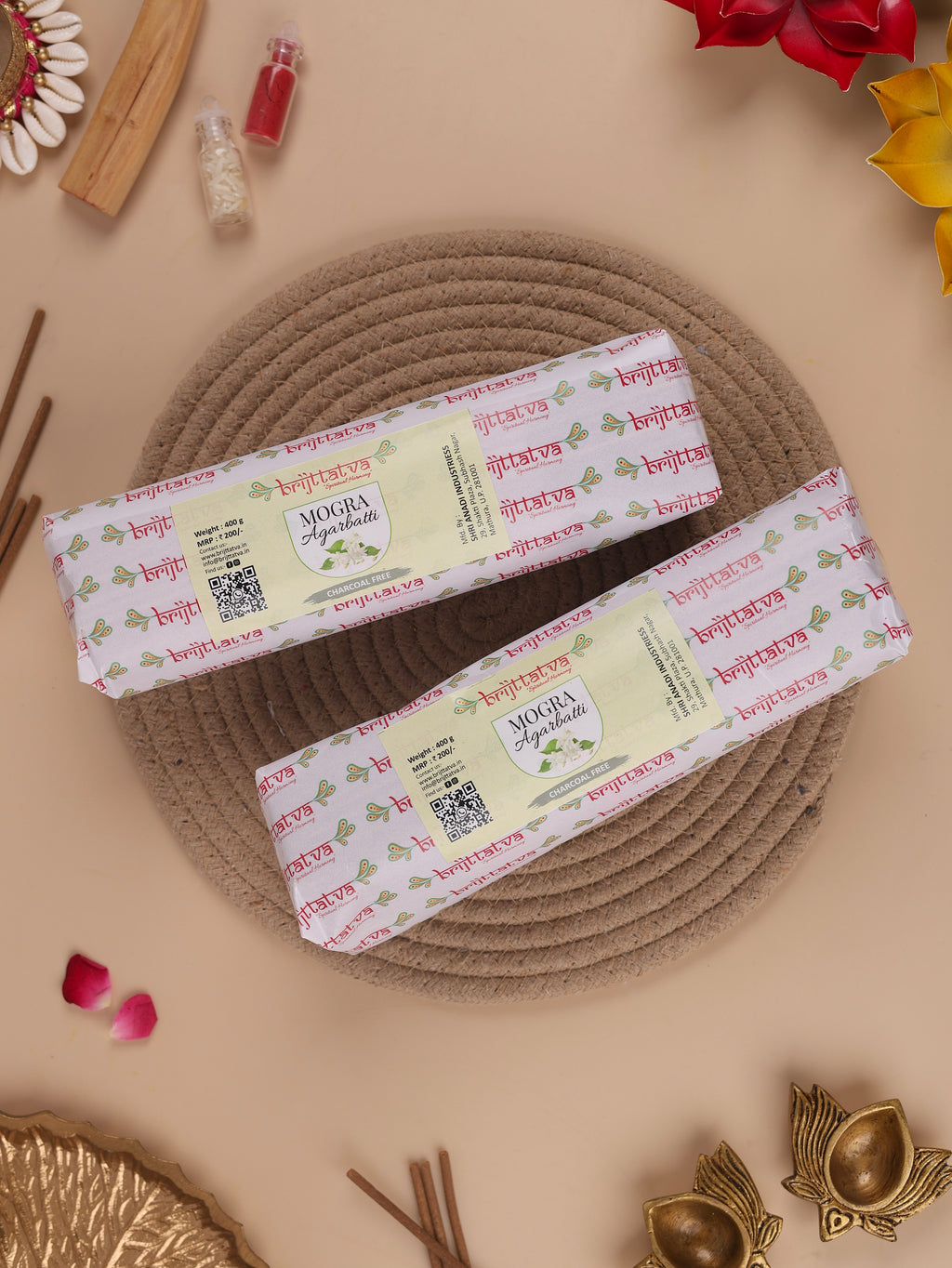 Charcoal Free Mogra Incense Sticks